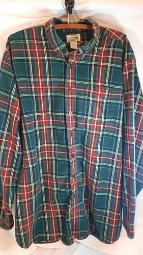 LL Bean Men's XXL-Tall Flannel Shirt | eBay