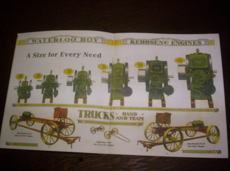 滑铁卢男孩型号 "K" 燃气发动机 Kerosesne 彩色销售手册 — 第 4/4 张图片