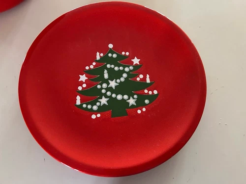 3 Waechtersbach Christmas Tree Dinner Plates 10"