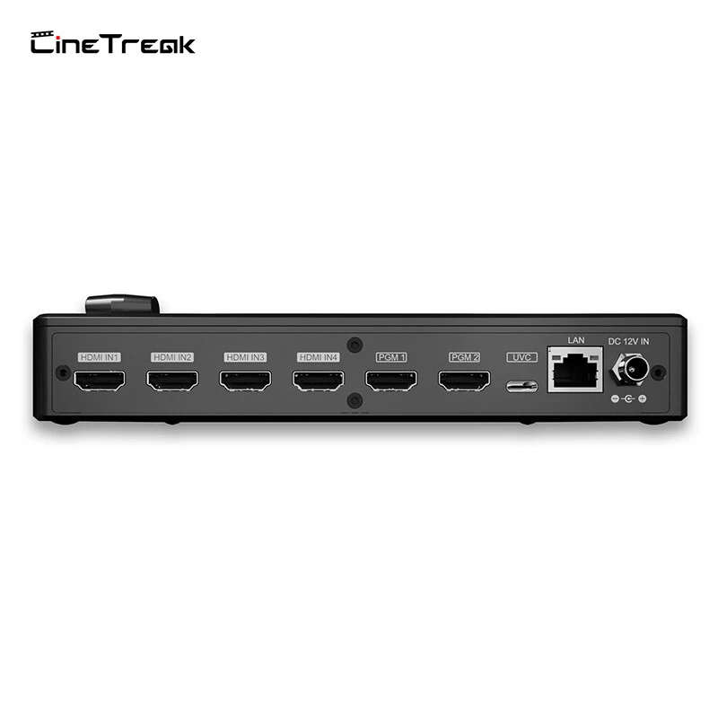 CineTreak CINELIVE C1 4-CH Video Switcher Multi Format Live Streaming Recording - Image 4 of 4