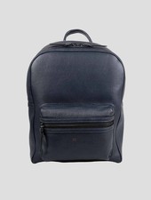 NEW KITON BLUE 100% LEATHER BACKPACK ONE SIZE...
