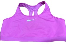 NIKE High Support Non-Padded Adjustable Band Sports Bra DX6815 SZ XL PINK