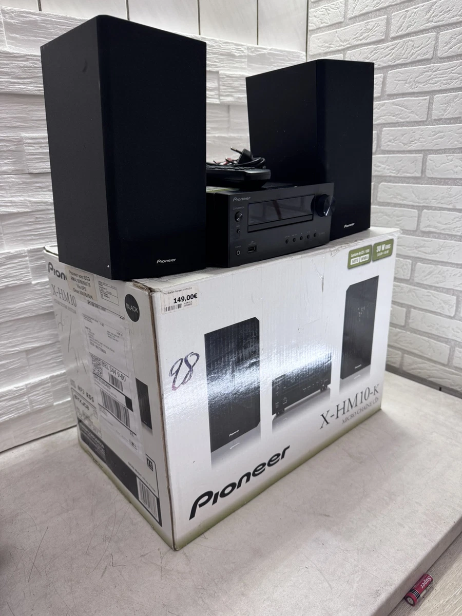 Pioneer X-HM10 CD RECEIVER Mit Boxen Und Fernbedienung