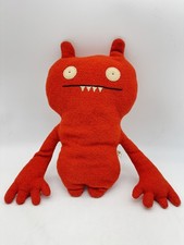 Uglydoll Abima Red Plush Stuffed Animal Monster Toy 2004 Pretty Ugly LLC 13"