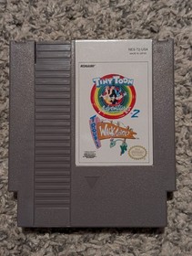 Tiny Toon Adventures 2 Trouble in Wackyland Nintendo NES w/ Manual 1992 TESTED