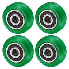 4Pcs 3D Printer Rollers V Slot 0.94" POM Pulley Wheel 625RS for 3D Printer Green