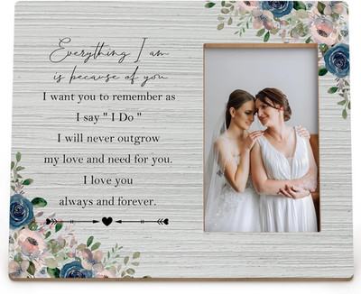 DIENADF Mother of the Bride Gift Picture Frames, Gifts for the Mother of the Bri