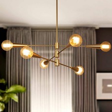 Uolfin Dining Room Chandelier 31 in Modern Sp...