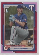 2024 Bowman Prospects Fuchsia Border 279/299 Brock Porter #BP-36 1a1o
