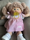 Cabbage Patch Kids Doll 1978/1982 New Blonde Hair Green Eyes Pacifier New