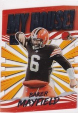 2021 PANINI CLEARLY DONRUSS BAKER MAYFIELD MY HOUSE! INSERT