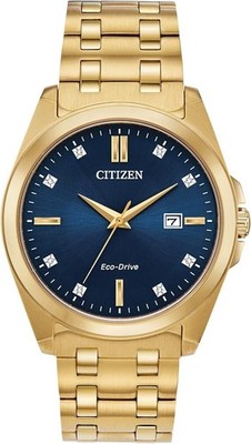 Citizen Corso Eco-Drive Diamond Blue Dial Watch BM7103-51L