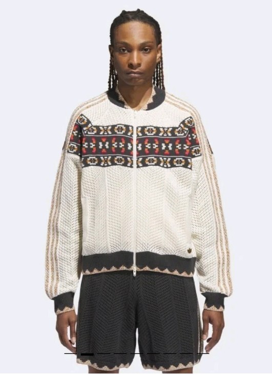 lady adidas S ジャケット ドット トップス