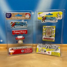 World's Smallest Fisher-Price CHATTER TELEPHONE & WOOLY WILLY Brand NEW In Cases