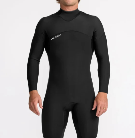 XL！新品◆VOLCOM ウェットスーツ Modulator 3/2mm◆ Volcom Modulator 3/2mm Long Sleeve Back Zip Wetsuit, Black (Large