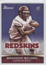 2012 Bowman Purple Brandon Bolden #184 0b3
