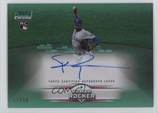 2025 Topps Stadium Club Chrome Turquoise Refractor 99/99 Kumar Rocker Auto 1n9c