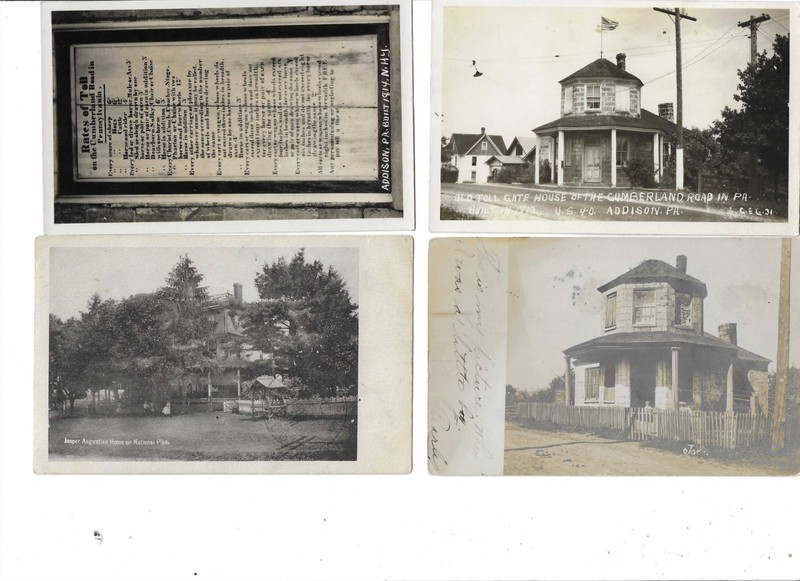 8 ADDISON PA NATIONAL ROAD AUGUSTINE HOME BRADDOCK ROAD 29 3 RPPC REAL PHOTO
