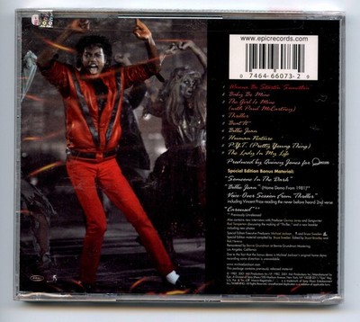 Thriller [Special Edition] [Remaster] by Michael Jackson (CD, Oct