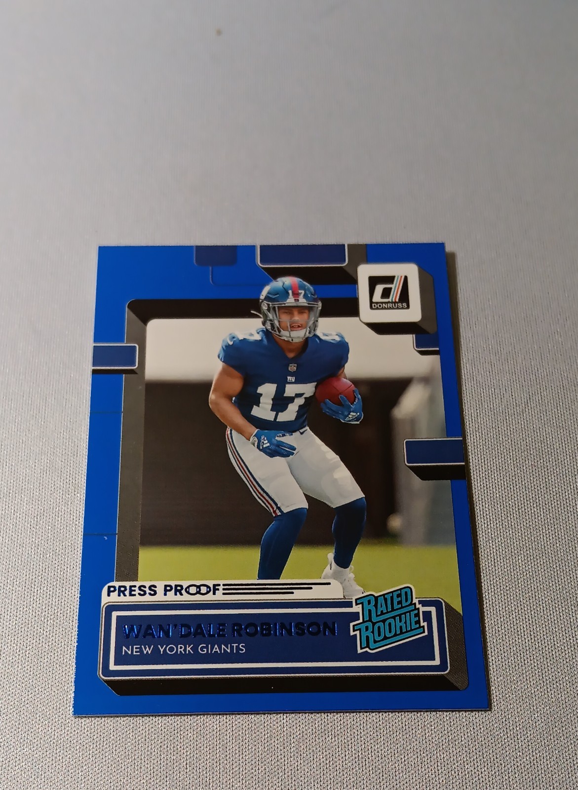 Wan'Dale Robinson Panini Donruss #320 Press Proof Blue