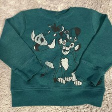 Disney Baby Teal Lion King Crewneck Sweatshirt Size 4T