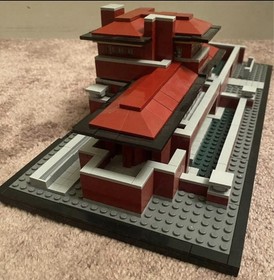 Lego Architecture Robie House 21010 Frank Lloyd Wright Set 100% Complete no Box