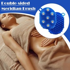 Double Side Massage Brush 360 Degree Rotating Steel Brush/ Ball Massage K7N5