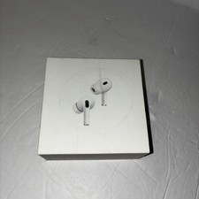 Apple AirPods Pro 2nd Gen In-Ear Earbuds Bluetooth MagSafe USB-C White-Opened