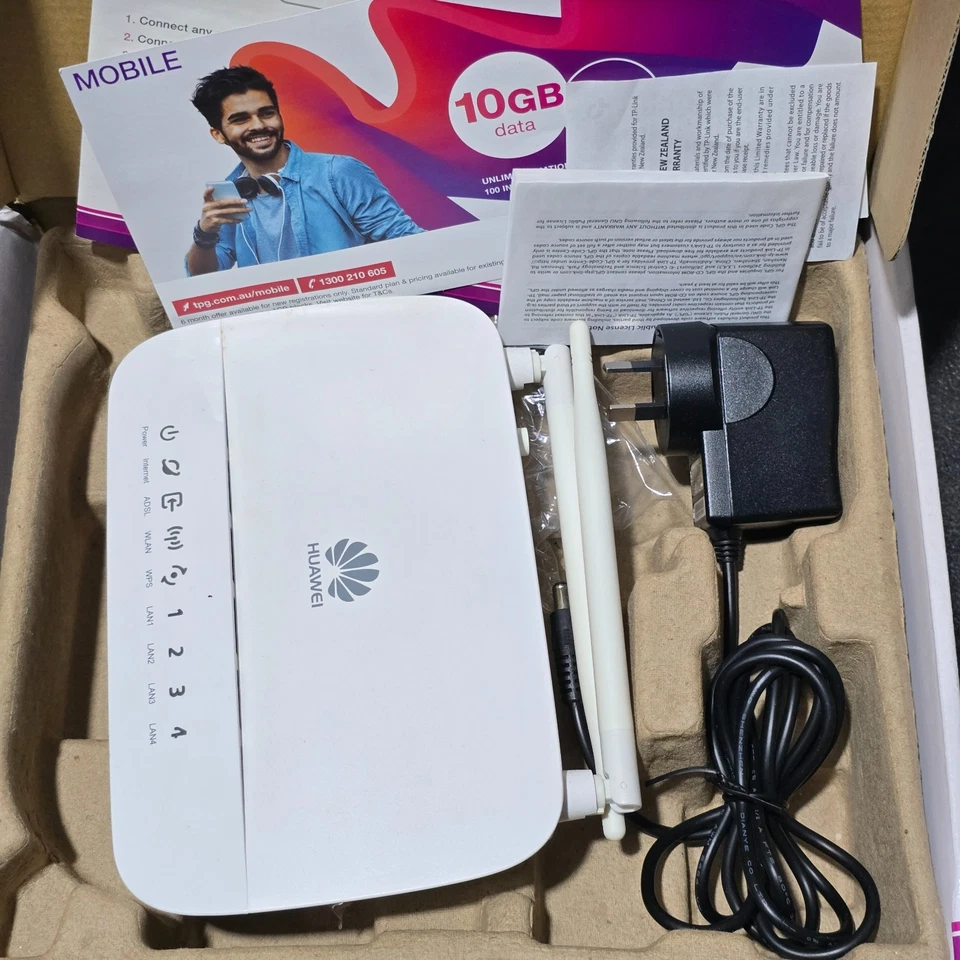 TP-Link TD-W9970 Wireless N300 Modem Router with 4-Port Switch USB (TPG Box) - Image 2 of 4