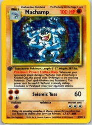 Machamp 8/102 Base Set Holo Rare