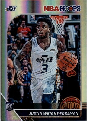 2019-20 Hoops Premium Box Set #256 Justin Wright-Foreman /199 - BSK