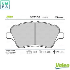 BRAKE PAD SET DISC BRAKE 302153 FOR FORD AUSTRALIA M1JE 1.0L 3cylJTJA 1.6L 4cyl