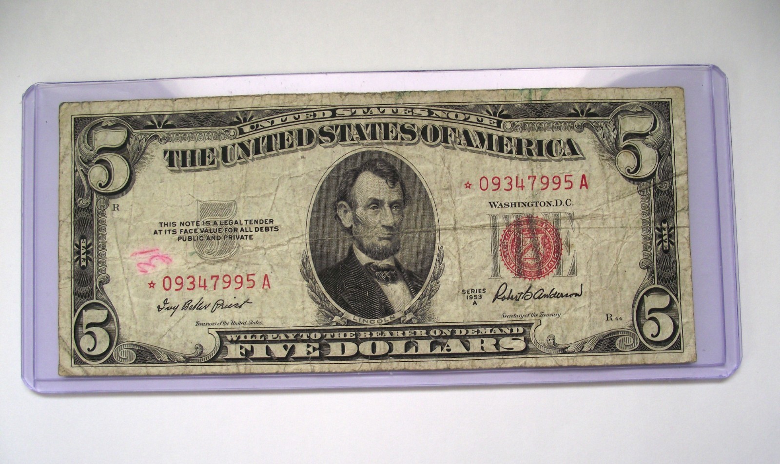 5 Dollar Star Notenull