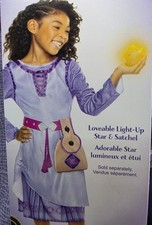 Disney Wish Asha Adventure Dress Purple Long Sleeve Costume With Belt 4/6x