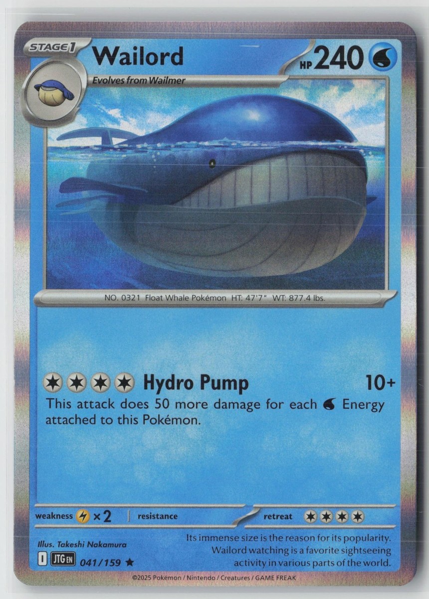 wailord pokemon card value (Cosmos Holo) (040/168) [Blister Exclusives]  Plug Listed cards may have imperfections. HOLO Wailord 032/185 NM -