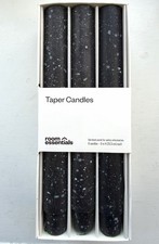 Set Of 6 Speckled Taper Candles by Room Essentials
