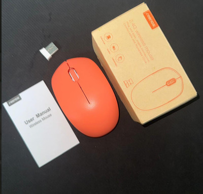 Beautiful Orange 2.4G  Wireless Mouse with Receiver + Free Same Day Shipping