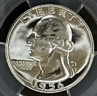 1956 25c Washington Quarter PCGS PF67 ~ 26297