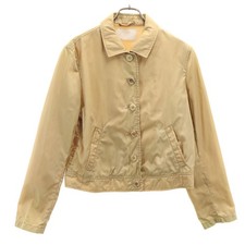 PRADA made in Italy Nylon jacket M beige Women
