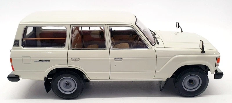 Kyosho 1/18 Scale Diecast 08956W - 1980 Toyota Land Cruiser 60 - White - Image 4 of 4