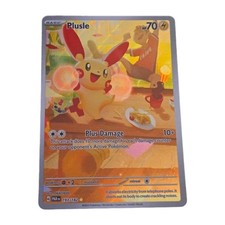 Plusle Paradox Rift Holo Illustration Rare Pokémon TCG Card 193/182