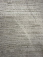 Restoration Hardware STRIATED COTTON LINEN Full Queen Duvet Cover Natural NWT