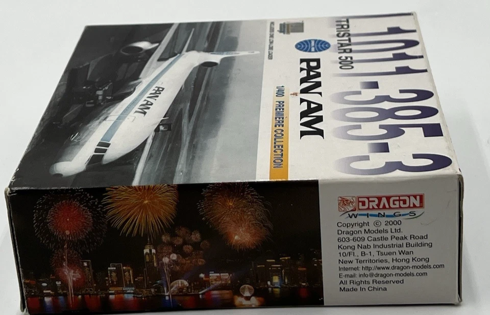 Dragon Wings Premiere Collection 1:400 VTG Pan Am Tristar 500 L1011-385-3 N514P - Image 4 of 4