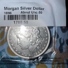 1896 morgan silver dollar