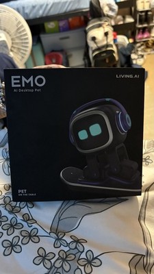 Black Emo Robot with Automatic Light