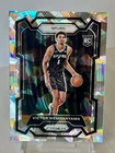 2023-24 Panini Prizm Victor Wembanyama Silver Cracked Ice RC Rookie #136 Spurs
