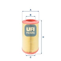UFI Luftfilter 27.628.00 FüR CitroËN Passend FüR Fiat Peugeot