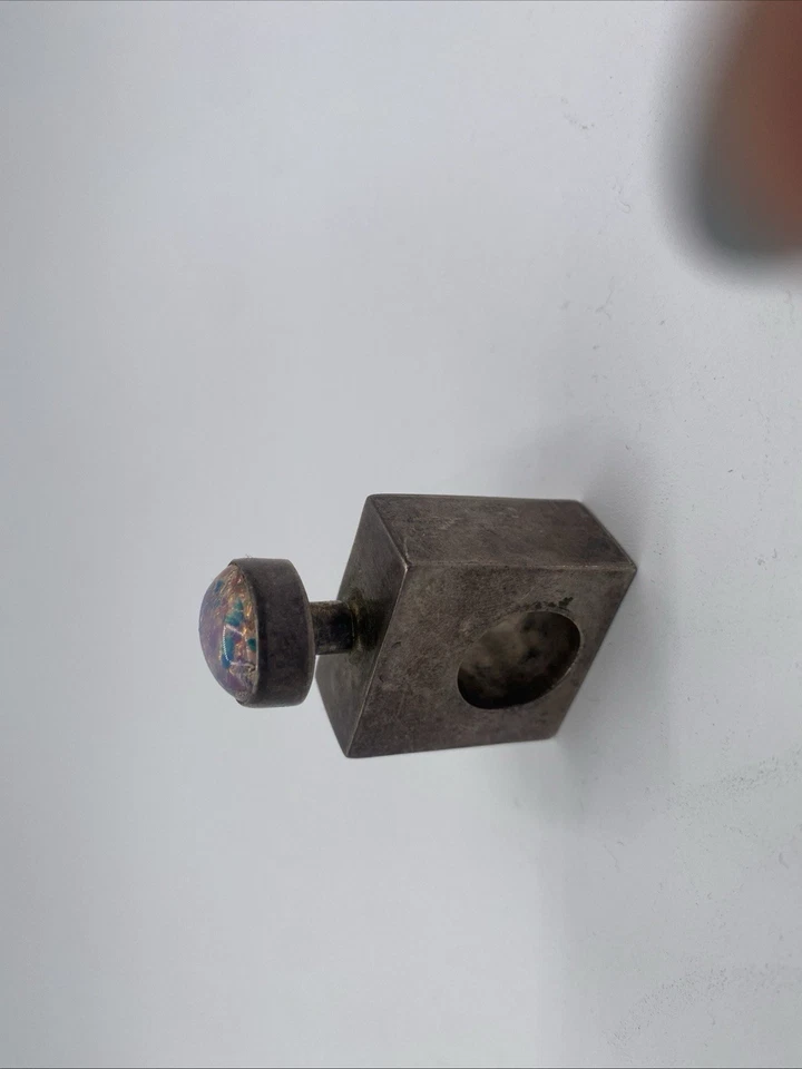 Vintage  Perfume Bottle Made In Mexico With Classic Decorative Top, Empty Bottle - Image 4 of 4