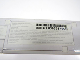 Nintendo Wii Game Console RVL-001 USA White W/Pink Controller, Power, AV, Sensor
