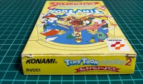 Famicom Good Condition Tiny Toon Adventures 2 with Box and Manual